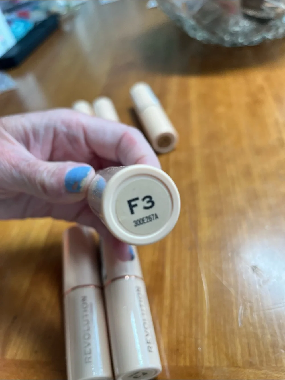 Set of 3 Revolution Fast base Stick Foundation F3 .21 ounce each